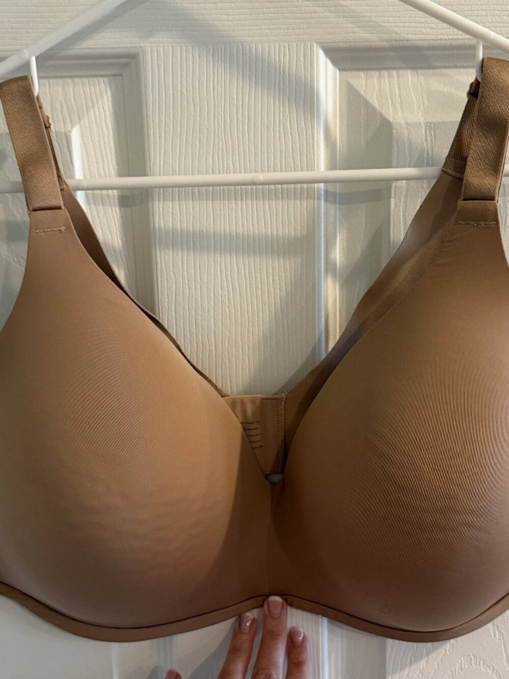 Soma Women's Vanishing 360 Wireless Bra Tan 42DD Comfort Full Coverage